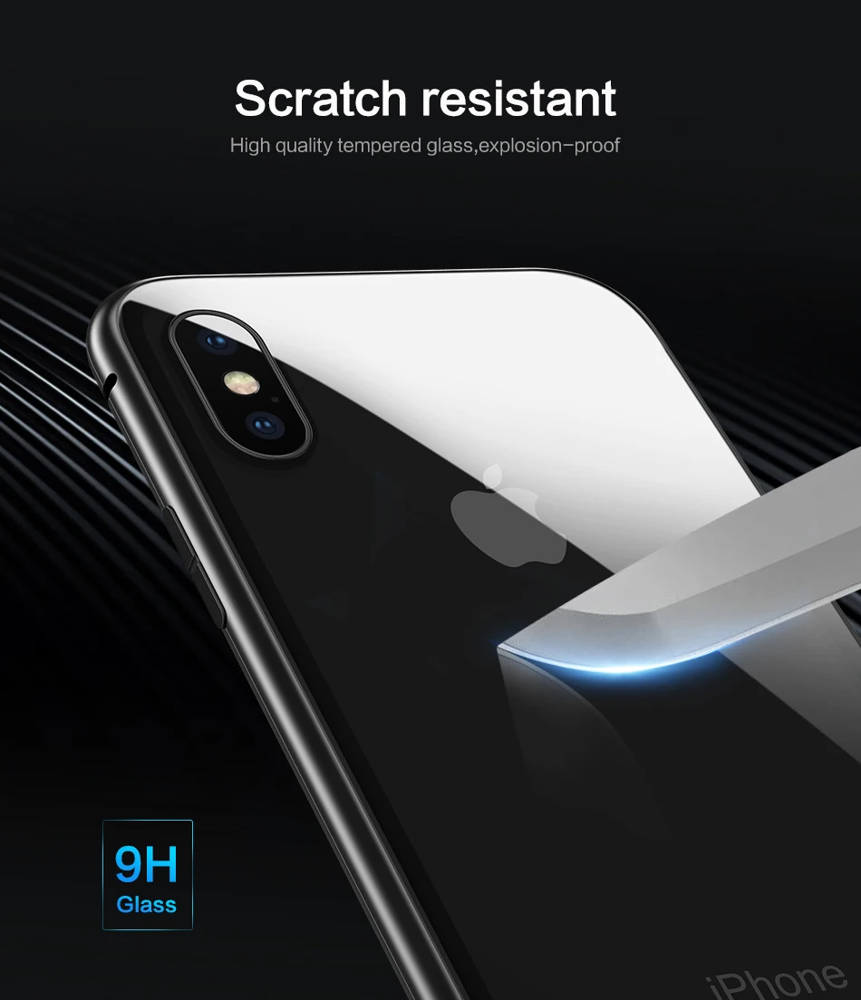Tempered Glass Phone Case For iPhone 7 8 Plus Luxury 2 in 1 Magnetic Adsorption Clear Back Cover For iPhone X 10 8 7 Plus Case (6)