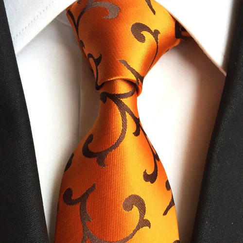 Классические мужские роскошные галстуки, цветочный галстук, шелковый галстук, высококлассные Галстуки 8 см, галстук для формального платья, аксессуары для свадебной вечеринки, подарок для мужчин - Цвет: B-14
