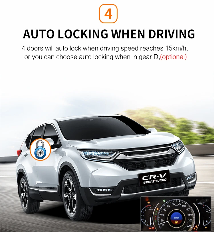 Автомобильные аксессуары костюм для Honda все CRV Авто Окно вверх и вниз и складное зеркало заднего вида и замок скорости и Люк закрыть