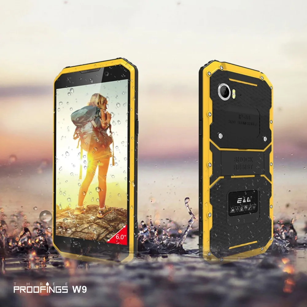 E & L W9 смартфон с 6 дюймовым дисплеем восьмиядерным процессором MTK6753 ОЗУ 2 Гб ПЗУ 16
