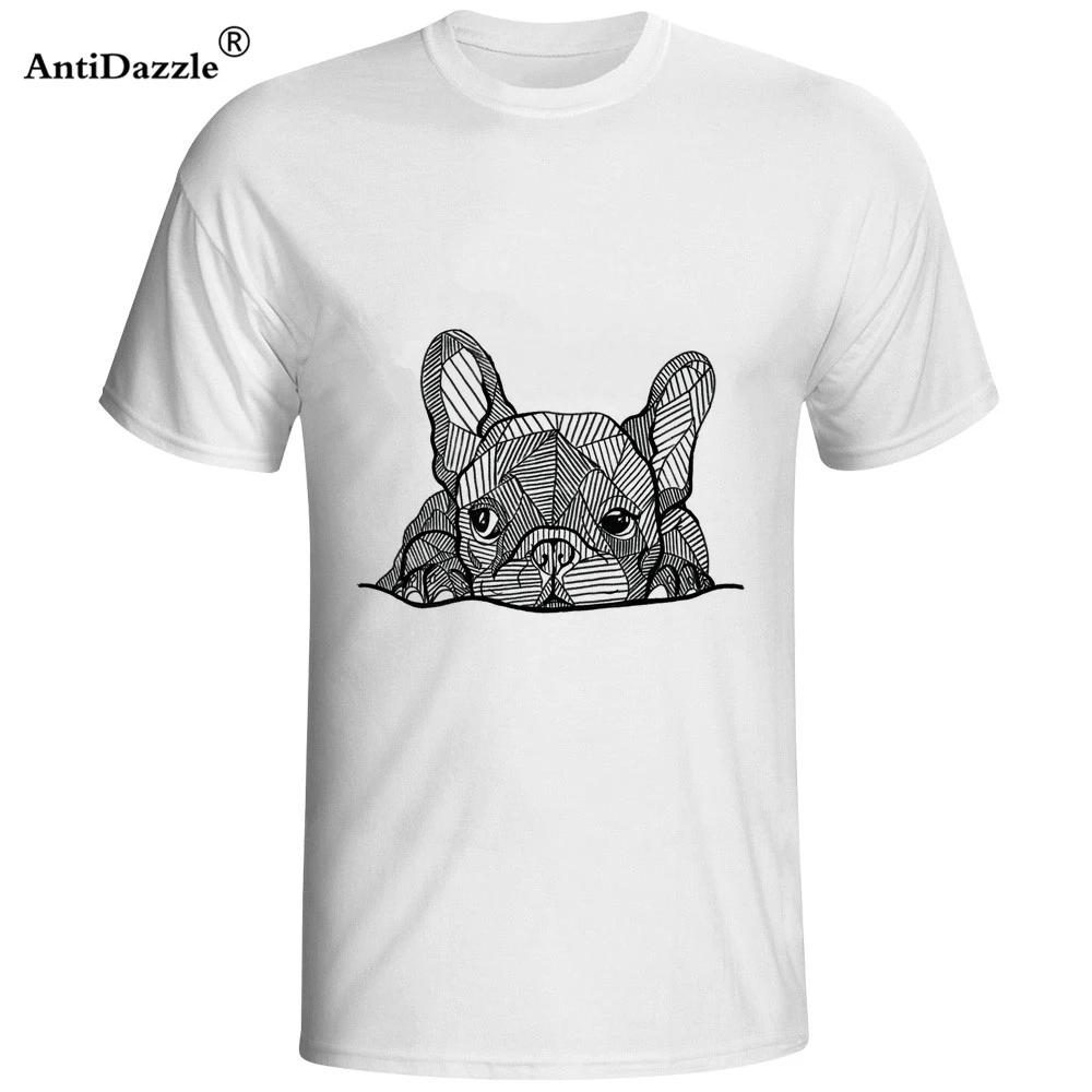 Antidazzle French Bulldog Male T Shirt Printed Exercise Loose Cool Tops