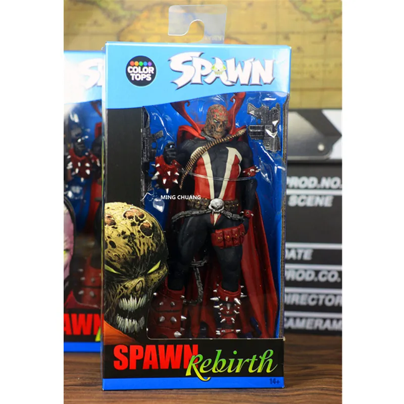 Макфарленд Аль Симмонс 7 дюймов Spawn Superhero Jim Downing ПВХ фигурка Коллекционная модель