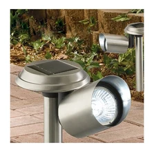 Lamp Spotlight LED Stainless Steel Light Garden Solar Powered Landscape Light 88 –M25