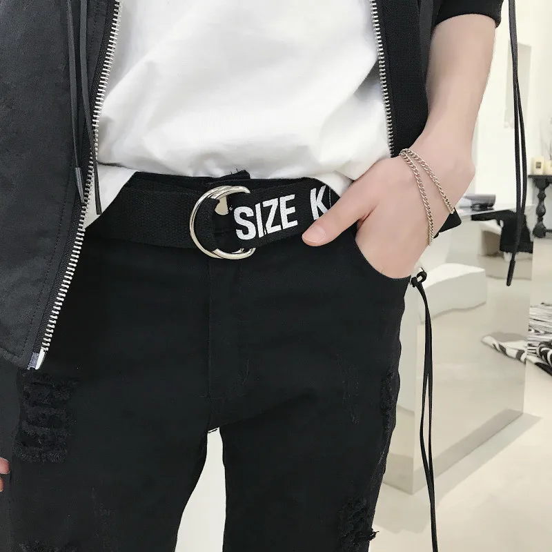 18 Summer New Style Holes Haren Slim Casual Trousers Personality Fashion Classic Influx Men Popular Youth Locomotives Punk Style