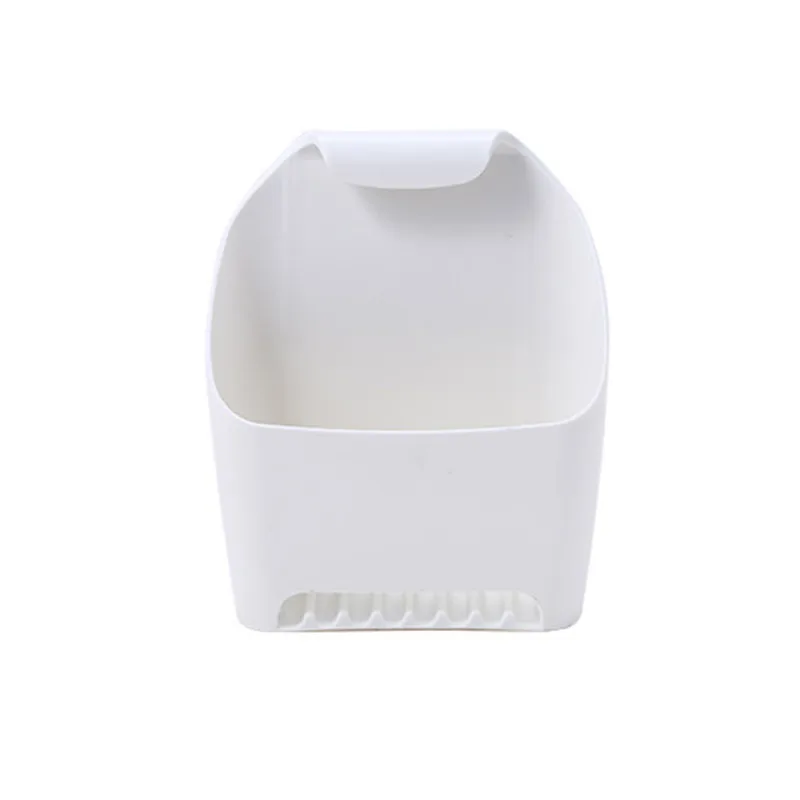 Домашняя корзина для хранения контейнеров механизм хранения сильная присоска креативная Пластиковая Полка для купания органайзер для комнаты#52520 - Цвет: White