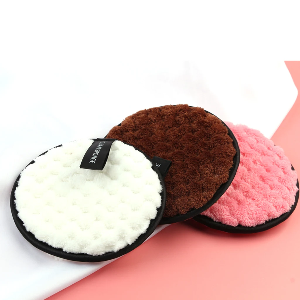 Face makeup puff Skin Care Facial Clean Wash Puff Face Sponge Cleansing Pads with Hang String Soft Material Face Puff