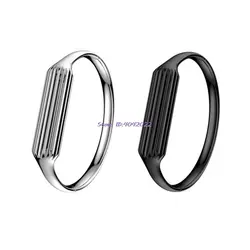 Роскошные Нержавеющая сталь браслет, напульсник ремешок для Fitbit Flex 2 трекер Мода