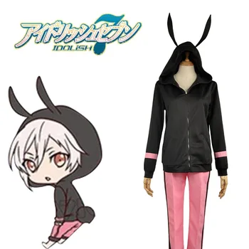 

[STOCK] 2018 Hot Anime IDOLiSH7 Trigger Rabbit Long Ear Cosplay Costume Unisex TOPS+PANTS Full Set For Halloween Free Shipping.
