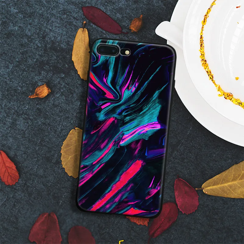 

Amazing abstract Colorful design Pattern Art Tpu Soft Silicone Phone Case Shell For Apple IPhone 5 5s SE 6 6s 7 8 Plus X 10