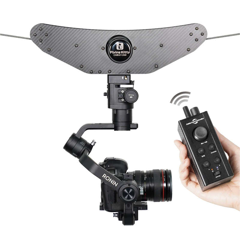 Greenbull C1 S Flying Kitty Cablecam система нагрузки 4кг Gimbal слайдер DJI ROIN управление для DSLR видео
