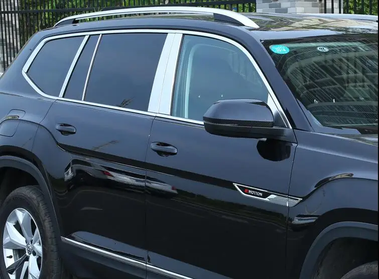 

High quality stainless steel window trim cover For Volkswagen Teramont/Atlas 2017-2018 Car styling