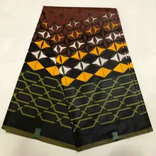 Голландский воск ткань настоящий Африканский воск ткань качество голландский воск ткань Kitenge/Pagne/Lapa для юбки/головной убор LSCW-12