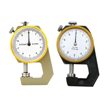 

0-10mm Flat/Tip Thickness Gauge Jewelry Leather Paper Cloth Thickness Measuring Instrument Woodworking Measuring Tool