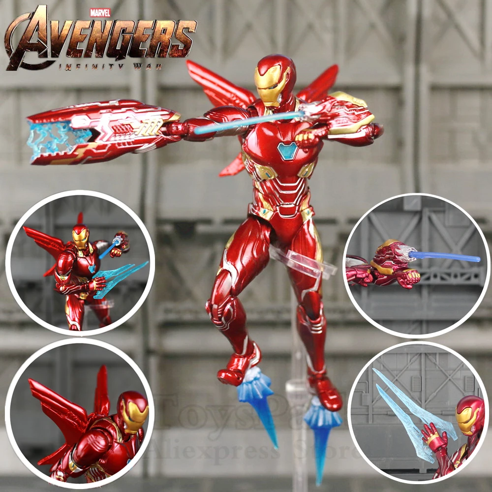 Marvel Shfiguarts 6 Iron Man Mk50 Mk85 Action Figure Ironman Mark 50 85 Tony Stark Shf Avengers Endgame Infinity War Doll Toy