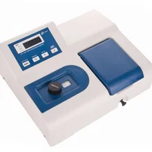 Спектрофотометр для видимой области V1000 диапазон длин волн 360-1020 нм 6 нм Спектральный пропускной способностью с RS232C порт 110 V или 220 V