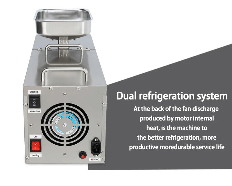 Автоматический пресс для масла домашний пресс для масла er из нержавеющей стали экстрактор семян масла маленькое горячее масло холодного отжима машина 650W