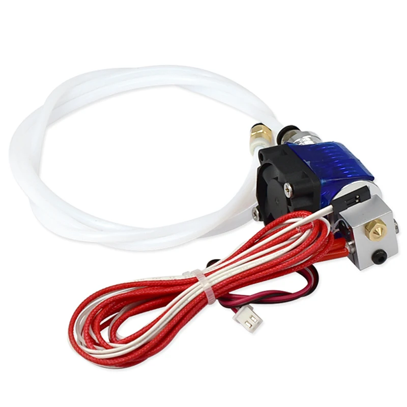 Bowden Long Distance Nylon E3D V6 J-head All Metal Hotend Extruder With Cooling Fan For 1.75/0.4mm 12V Nozzle Reprap Accessories