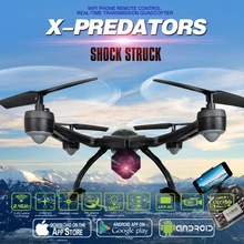 JXD510W 2,4G 4CH 6-Axis Gyro Wifi FPV Камера RTF Квадрокоптер с дистанционным управлением с помощью одной кнопки возврата режим CF 3D-flip высокое режим удержания дрона с дистанционным управлением