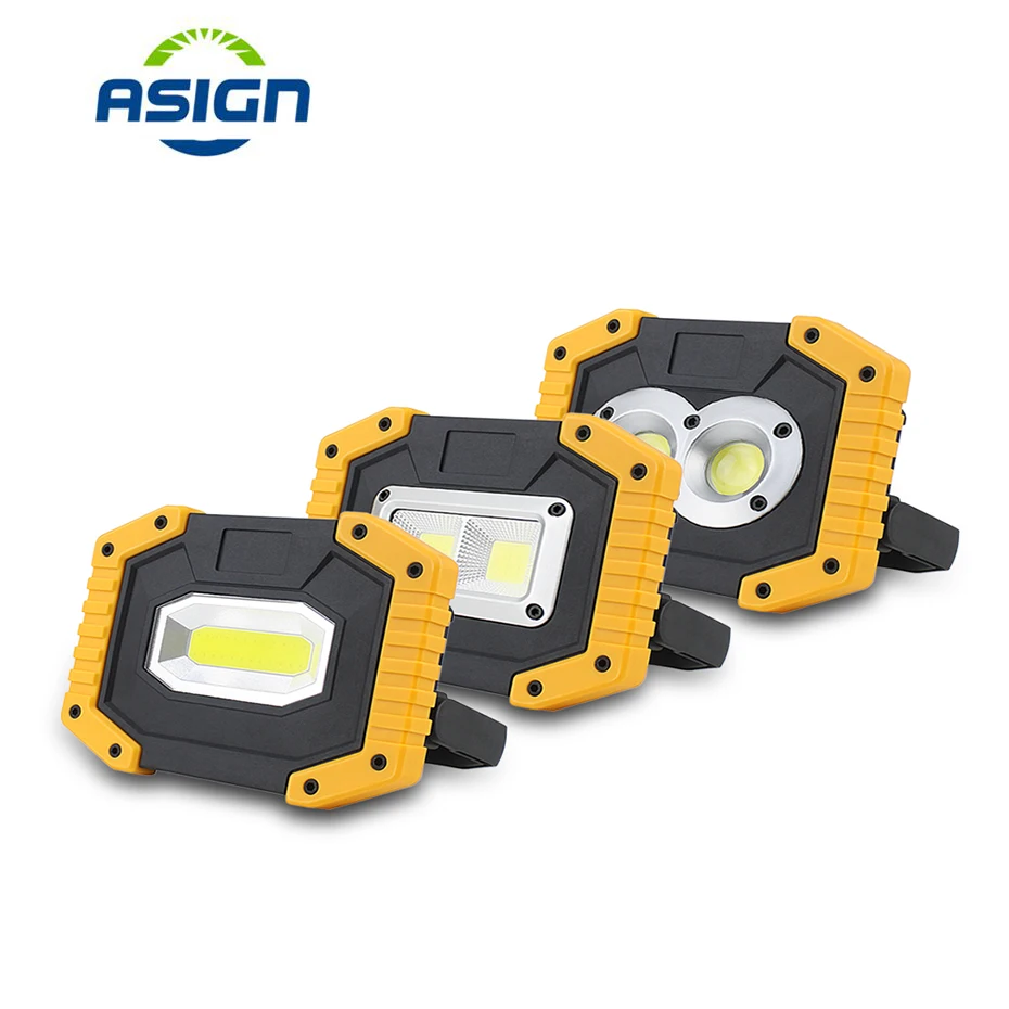 

USB Rechargeable Led Portable Spotlight 20W 400LM LED Flood Light Spotlight For Outdoor Emergency Lamp Searchlight Camping Lamp