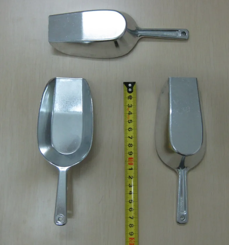 25pcs/lot Aluminum Flour Scoop Ice Sugar Coffee bean Scoops Shovelsin