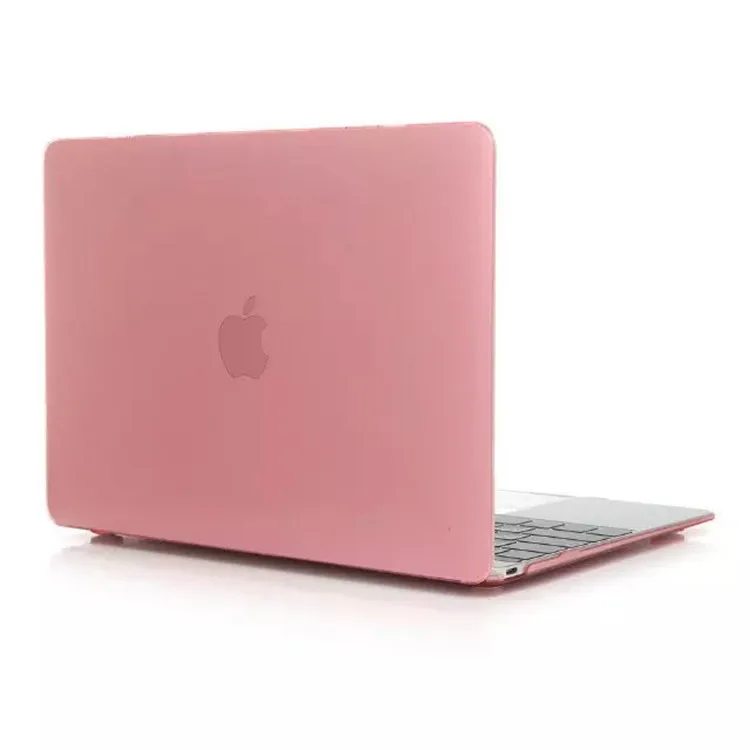 Чехол для ноутбука APPle MacBook Air Pro retina 11 12 13 15 mac Book 15,4 13,3 дюймов с сенсорной панелью+ чехол для клавиатуры - Цвет: Розовый