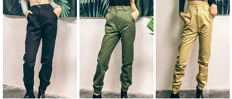 High Waist Pants Chic Cargo Pants Variations