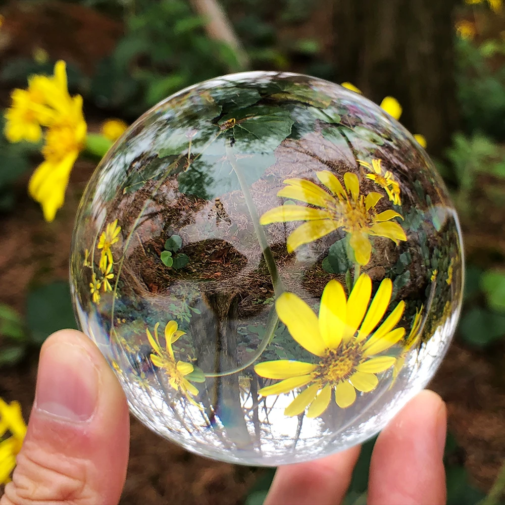 Artificial crystal ball crafts K9 transparent glass ball personality ornaments lucky decoration