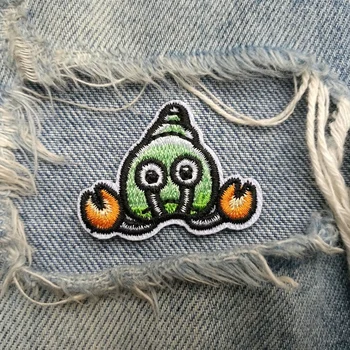 

1 PIC 3.7*2.8CM embroidered cloth sticker chapter conch badge children clothes DIY dress patch