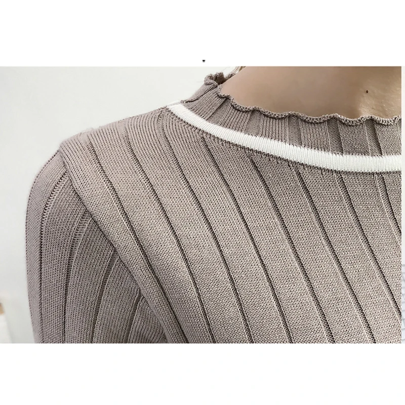 Shintimes Bow Sweater Women Flare Sleeve Womens Winter Fashion 2018 Ruffled Collar Woman Sweater Pullovers Korean Sueter Mujer Shintimes Bow Sweater Women Flare Sleeve Womens Winter Fashion 2018 Ruffled Collar Woman Sweater Pullovers Korean Sueter Mujer