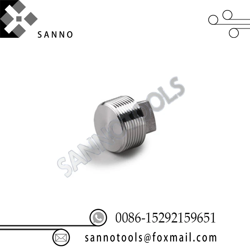 Stainless steel threaded pipe fittings square plug NPT 1-4, NPT 3-8, NPT 1-2, NPT 3-4 water pipe tube threaded square head plug (3)