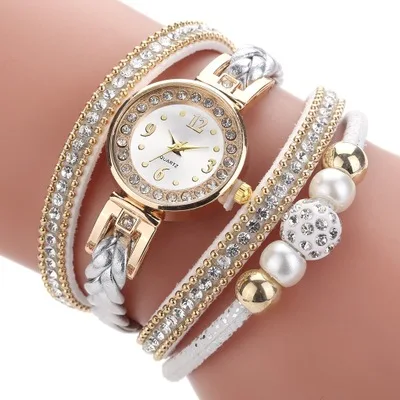 High Quality Beautiful Fashion Women Bracelet Watch Ladies Watch Casual Round Analog Quartz Wrist Bracelet Watch For Women Clock