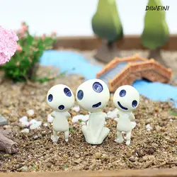 4 шт./компл. горячая Распродажа ти различных Стиль эльфы Ghibli Moss микро-пейзаж Материал мультфильм сад горшках украшения