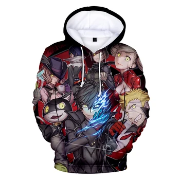 

3D Persona5 Series Handsome Print Boy girl Trendy Hoodies Sweatshirts Japan Anime Print Hot Sale Casual Streetwear Hoody XXS-4XL