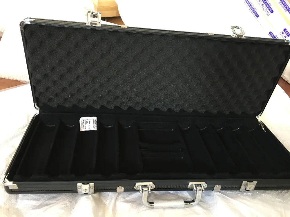 Quality aluminum chip cases chip case box chips poker 500 code