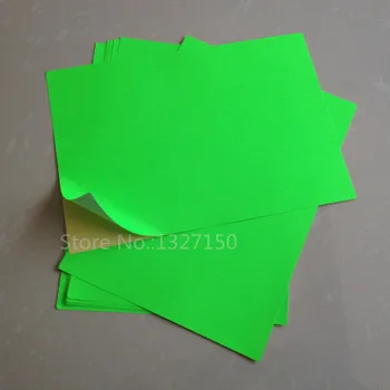 

Fluorescent Green A4 Matte Self Adhesive Label Sticker Printer Paper for Ink jet or Lazer Printer