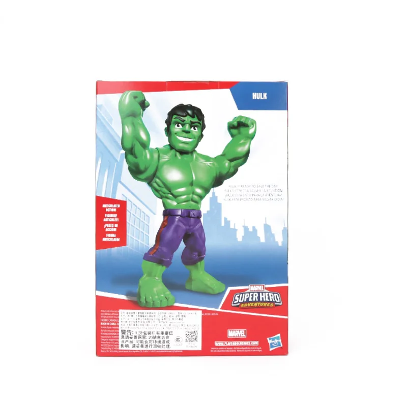 25 см Marvel Super Hero adventures Sha Mega Green Халк Американский капитан ПВХ фигурка Коллекционная модель игрушки куклы