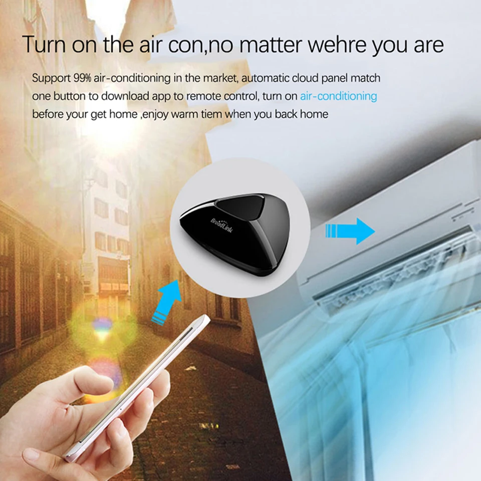 turn on the aircon at anywehre rm pro