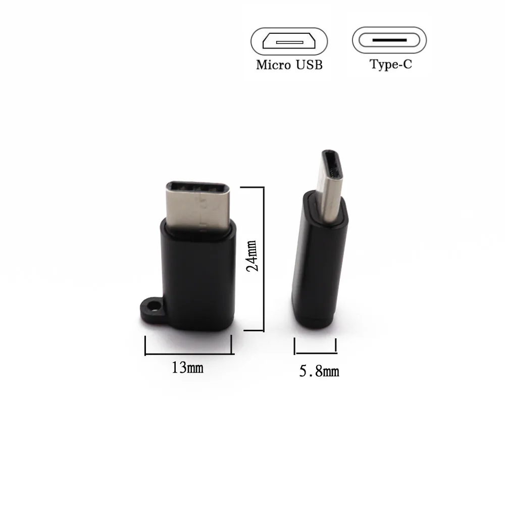 TingDong адаптер Micro USB Женский к USBC Мужской конвертер для Huawei Mate20 X Pro P20 Samsung S9 Usb Type C