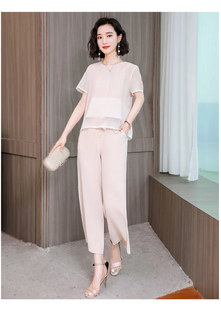 Chiffon Pant Suits For Mother of the 