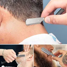 Удобный горячий мужской ручной прямой край бритвы из нержавеющей стали складной бритья удалитель бороды инструменты HY99 DC29