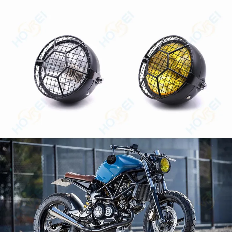 cover headlamp cafe racer