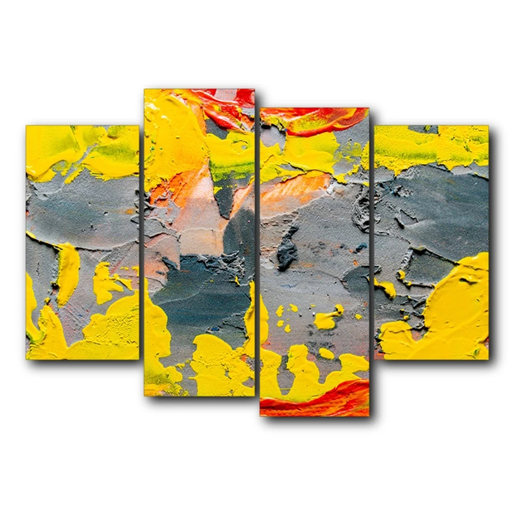 

Abstract Color Wall Pictures Poster Print Canvas Painting Calligraphy Decorative for Living Room Bedroom Home Decor Frameless