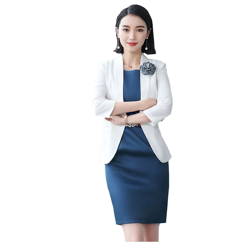 business dress and blazer