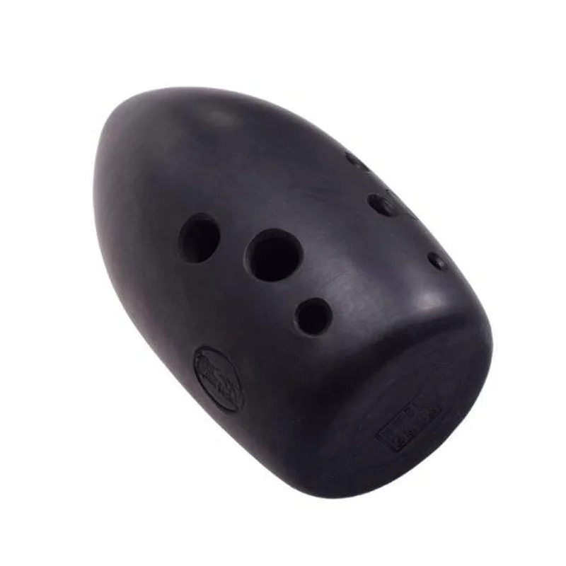 Preta com Câmara Flauta de Argila Ocarina de Cerâmica Chinesa de 8 Flauta Antiga Orifícios Cerâmica Dupla Profissional Instrumento Musical Chave g Xun - Image 2
