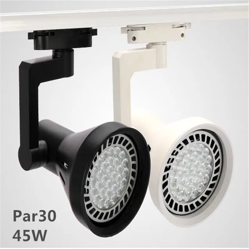

LED clothes rail light 45W par30 track light 3000k 4000k 6000k 110v 220v 110lm/w free
