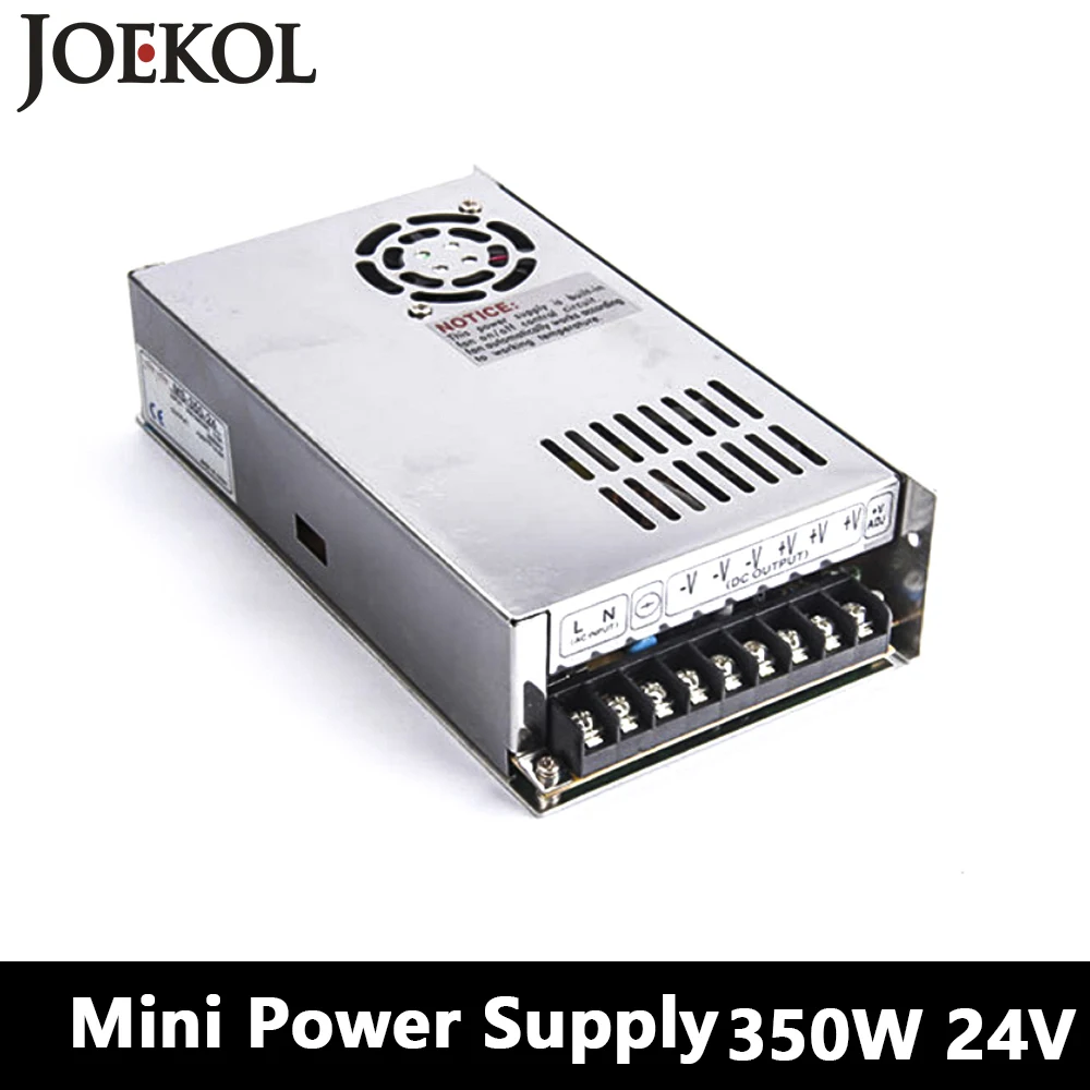 

Mini type switching power supply 350W 24v 14A,Single Output ac dc converter for Led Strip,AC110V/220V Transformer to DC 24V