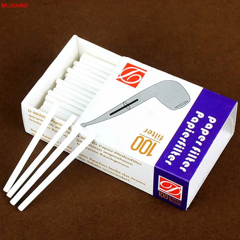 zt5 muxiang 100pcs per pack 3mm paper filter for corn cob tobacco pipe mouthpiece filter