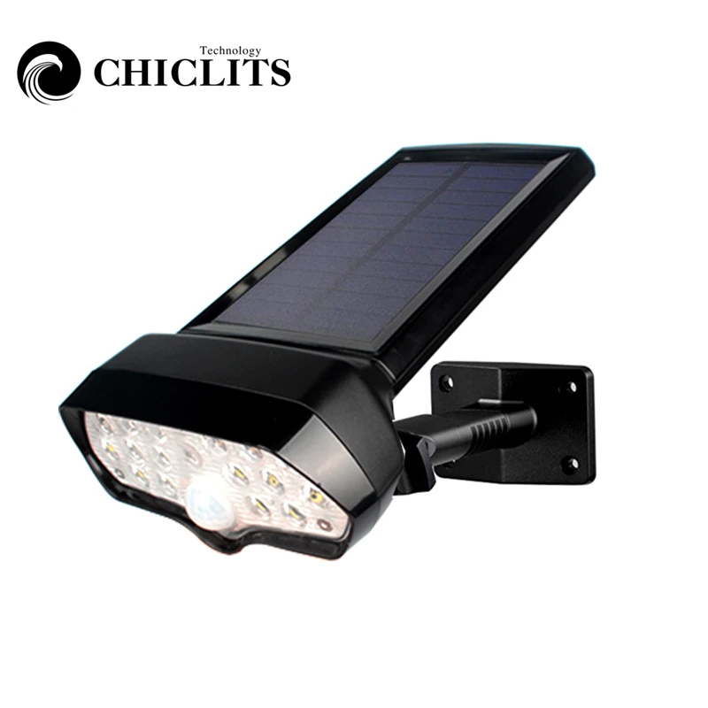 

LED Solar Light Solar Lamp PIR Motion Sensor Outdoor Waterproof Spotlight for Garden Yard lighting Apartment Wall Lamp