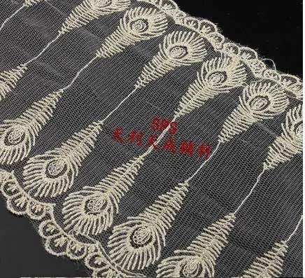 30yards gold slice embroidery thread feather flower trim lace net 30yards gold slice embroidery thread feather flower trim lace net