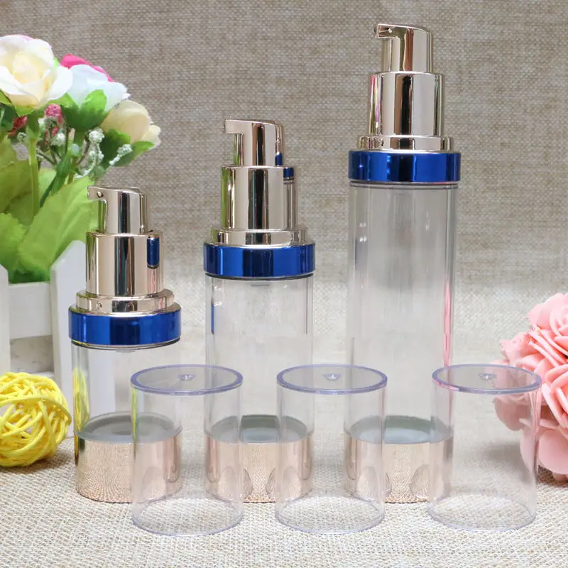 15ML 30ML 50ML Airless Lotion Pump Bottle Emtpy Refillable hand cream